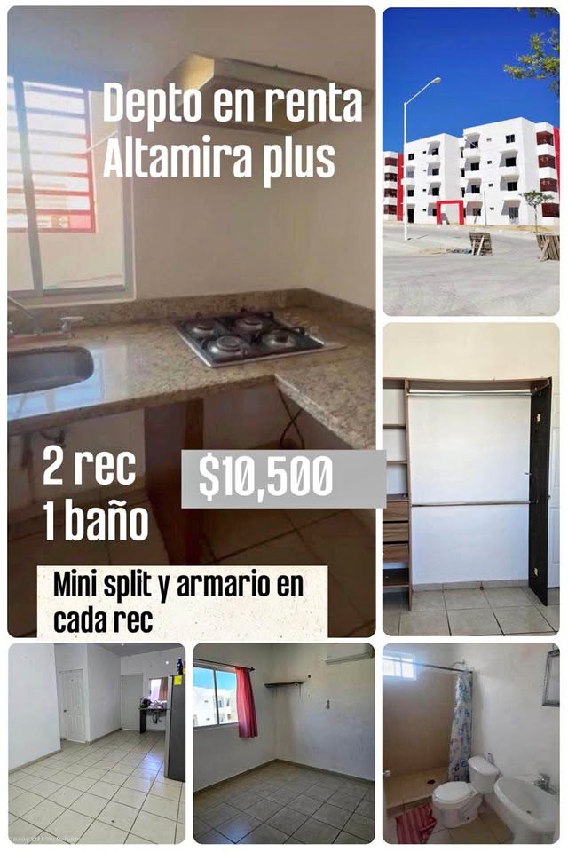 Departamento 2 recámaras, Altamira Plus, El Medano Ejidal - foto 1